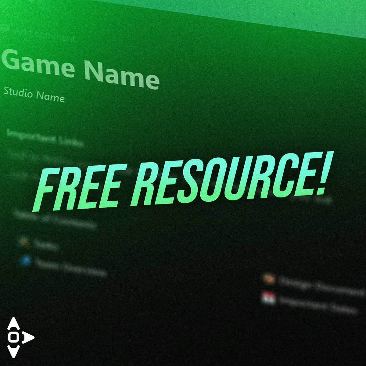 PlayVector3's tweet photo. This FREE template will make managing your game 10x easier.

We made a #RobloxDev GAME MANAGEMENT NOTION, free for you to use! 

Includes
👉Design Document
👉Task Boards
👉Calendars

Just RETWEET this tweet and reply "notion", then we'll DM it to you! (MUST BE FOLLOWING) https://t.co/JjdhkajwxS