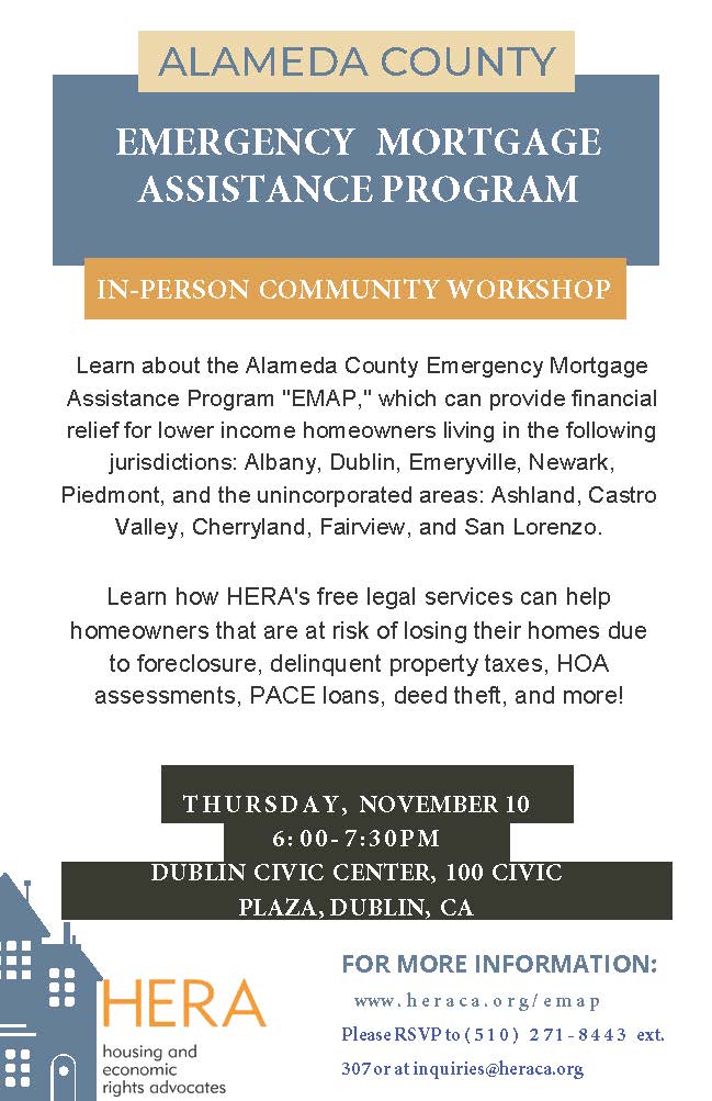 City of Dublin, California on Twitter "Alameda County's Housing and Economic Rights Advocates