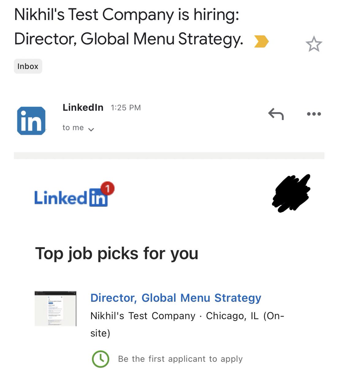 rbalbale's tweet photo. Hey @LinkedIn clearly a test, but seriously, do I really have a shot? Also, does @McDonalds know? https://t.co/TQUdgHar3e https://t.co/HTZD7HveLZ