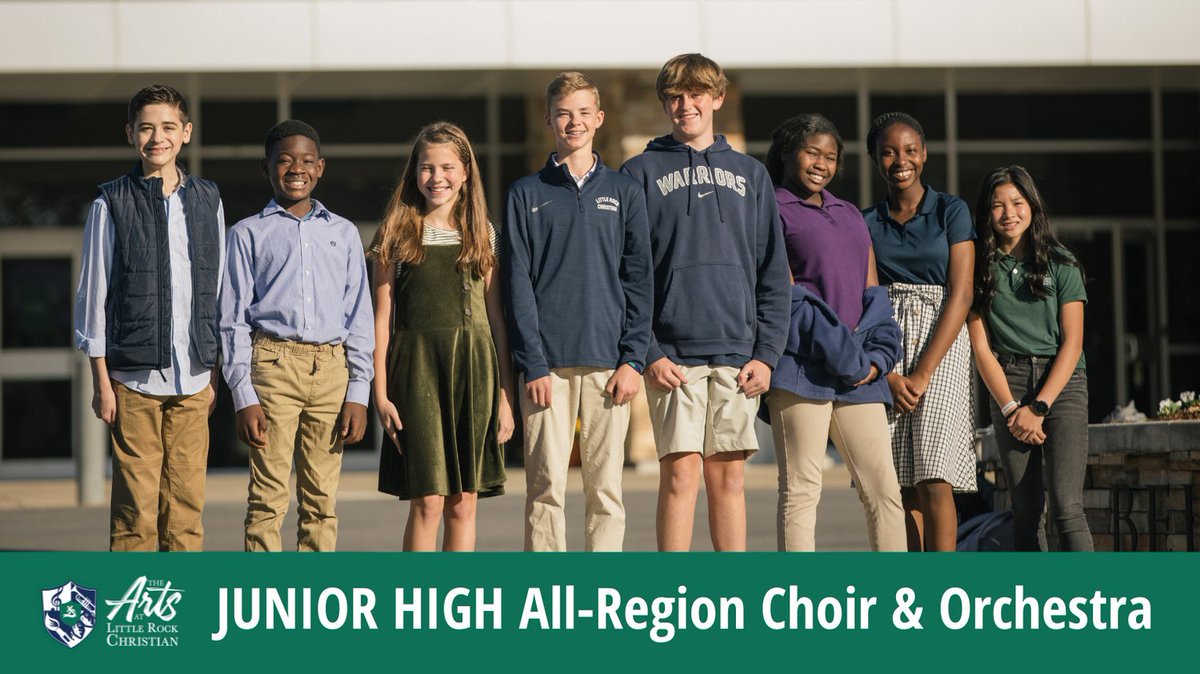 LRCAFineArts's tweet photo. We are so proud of these Junior High Warriors!  The future is bright with these talented All-Region students. https://t.co/N8lwhFR0an