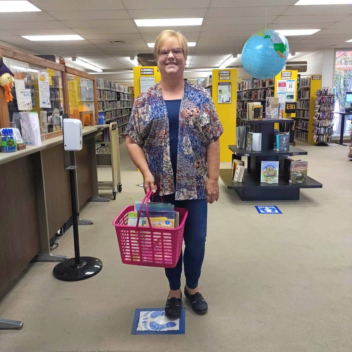 A tisket, a tasket, a #library book basket... Lomax Day School enjoys borrowing #books so much that they bring their own basket! Licensed daycares &amp; preschools  in Lewis County can apply for a card to borrow materials for extended use in their facilities. #hohenwald