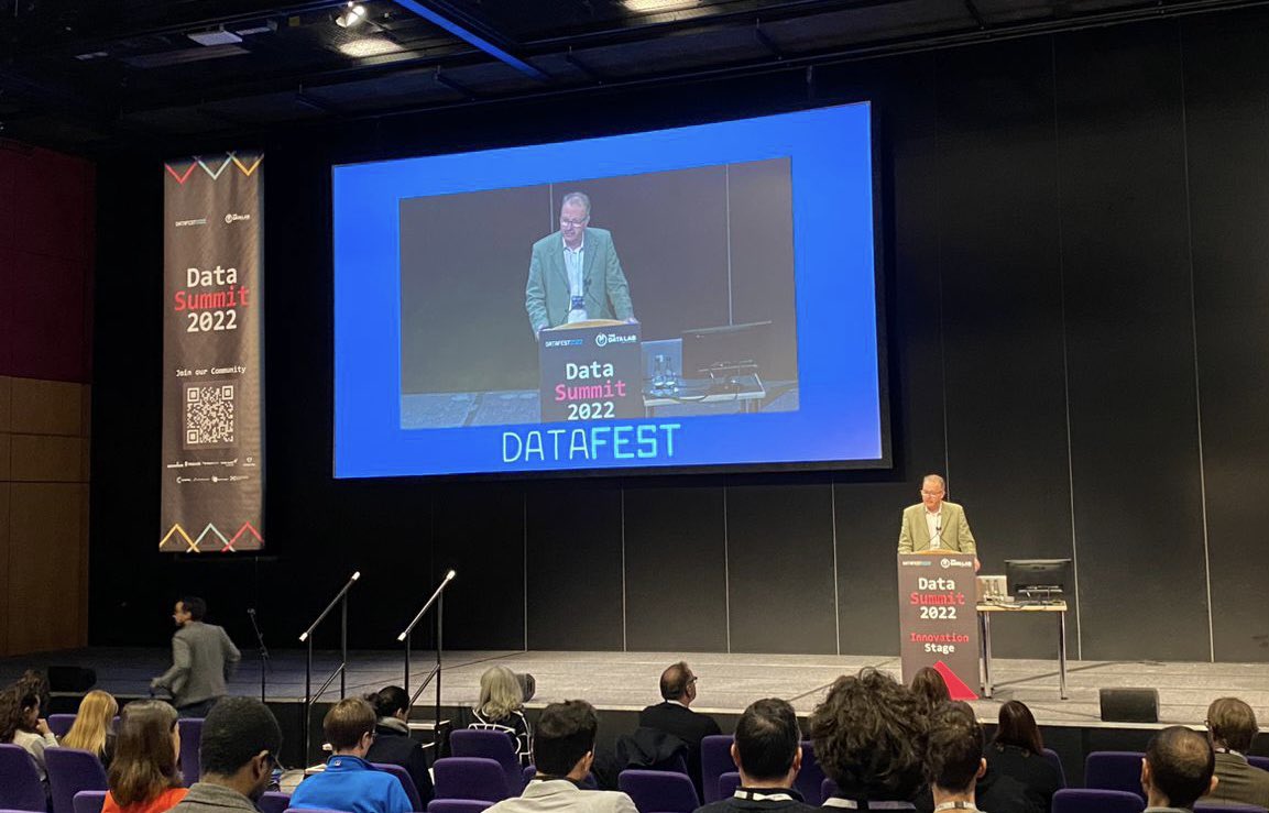 ScottishSpaceLC's tweet photo. At #DataFest22 today we were delighted to see some of our members on stage talking about how they apply space data, in combination with other technologies, as a solution to a variety of Earth-based challenges π°οΈ
Congratulations to @DataLabScotland on another great event! https://t.co/DGfoCg5t19