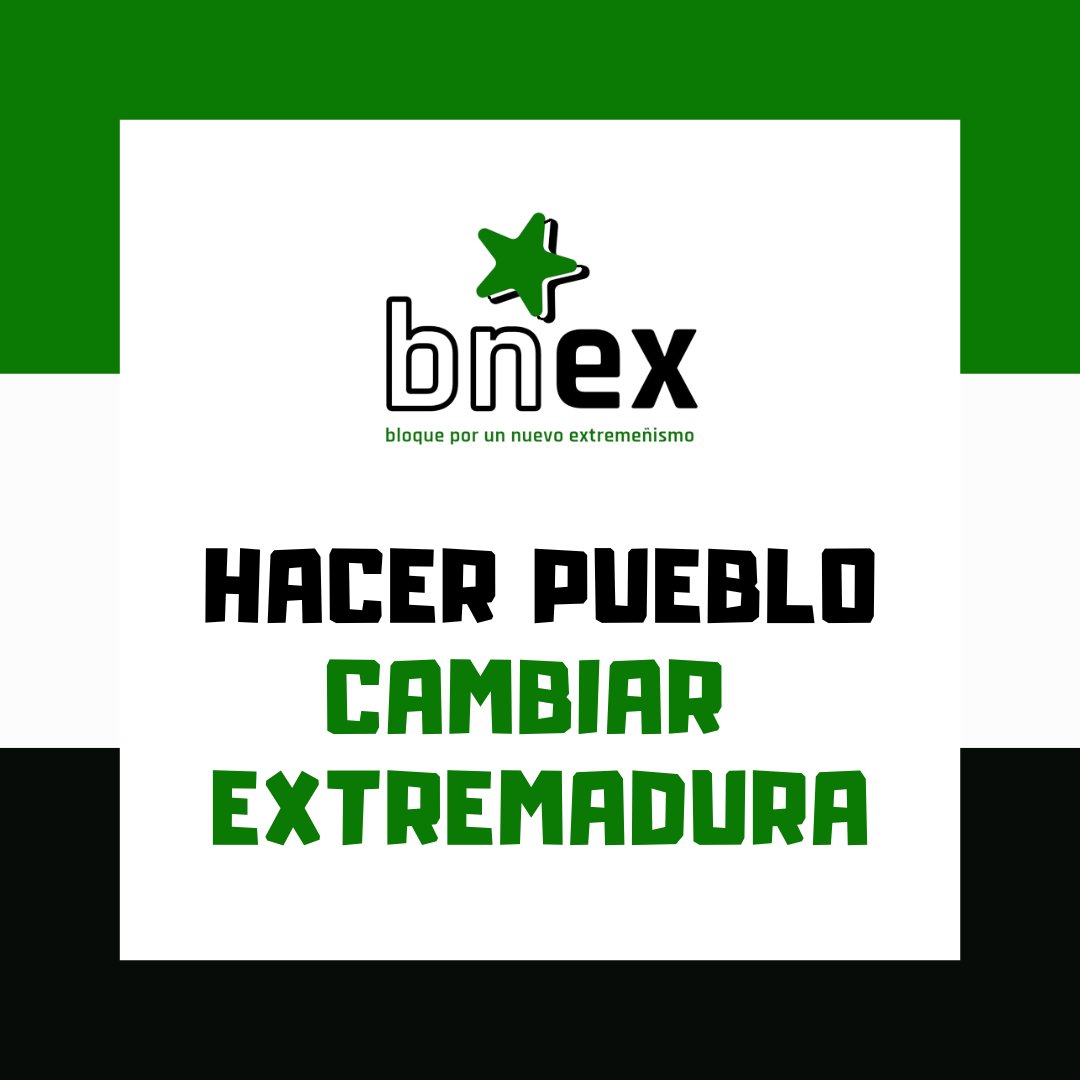 nuevoext's tweet photo. ✊🏽 Desde el #BNEX creemos en un #NuevoExtremeñismo progresista, centrado en la realidad de nuestra tierra, con vocación de mayorías y capacidad de transformación.🌱

👉🏽 Pronto anunciaremos novedades sobre la construcción de nuestro proyecto político. Atento/a a nuestras redes. 🙀 https://t.co/t003rATon5