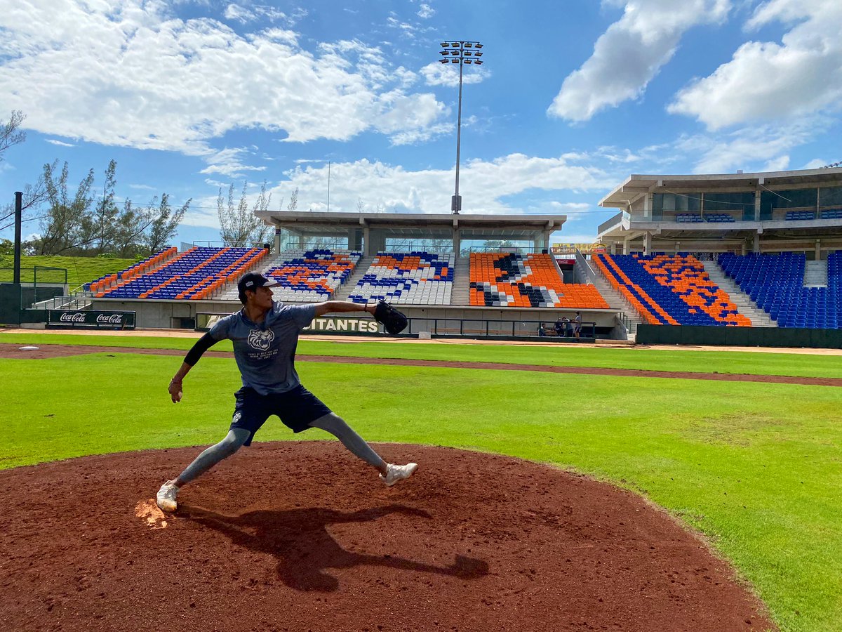 ROXSystem's tweet photo. Who’s next?! Gael Bermúdez. No gimmicks, no gadgets, no robots. Organic, natural, human feel and flow. I work, I believe, I know I can build the best pitchers in all of Mexico. Bendito beisbol. Stay tuned… 🙏🏼⚾️🇲🇽🐅💪🏼🔥☄️ #ROXSystem x @tigresqroficial #WinterDevelopmentCamp https://t.co/ANS63DSRtn