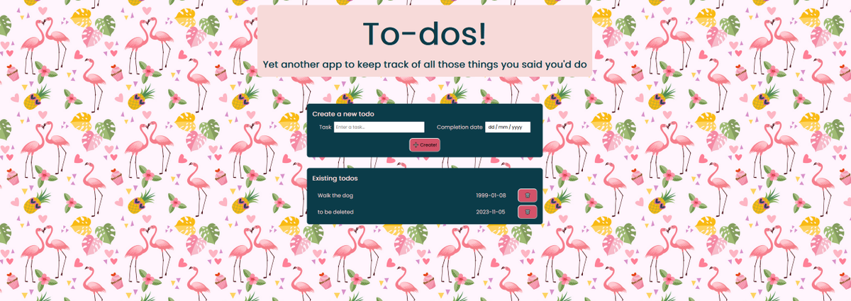 ricacostt's tweet photo. Day 54 #100DaysOfCode
#Hackathon Day!

Given a To-Do List app:
✅checked the user workflow writing E2E tests using Cypress;
✅checked on backend and database through integration testing;
🦩used the last few minutes of time to add some styling https://t.co/zWMHuvE3bM