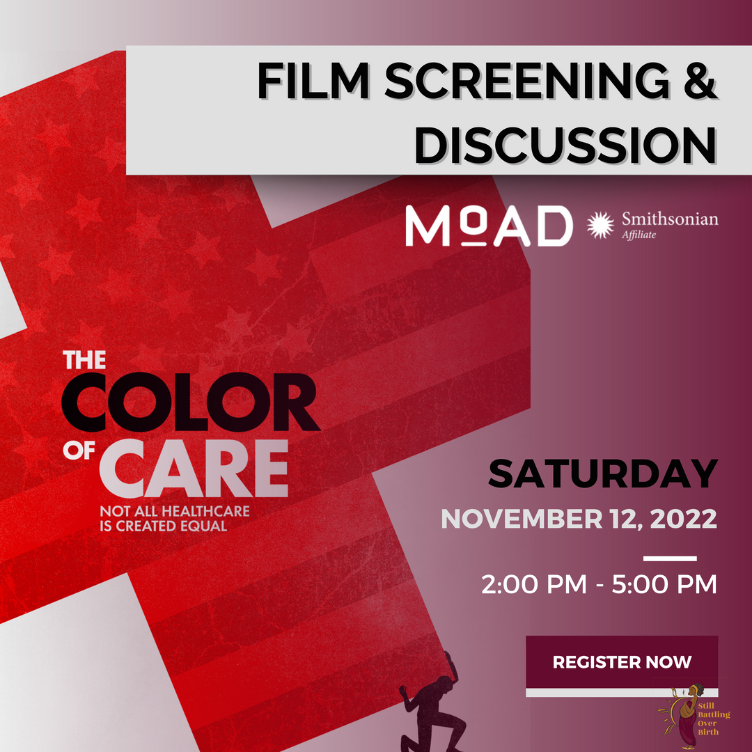 Join us for a film screening and discussion about the Oprah Winfrey produced documentary The Color of Care. 

The Color of Care is a new documentary that traces the origins of racial health disparities to practices that began during slavery in the U.S. and continue today. 
.
.
.