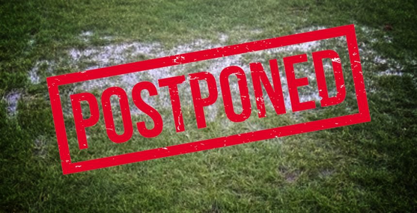 Due to weather conditions, the football game tonight has been postponed until tomorrow night at 7:00pm