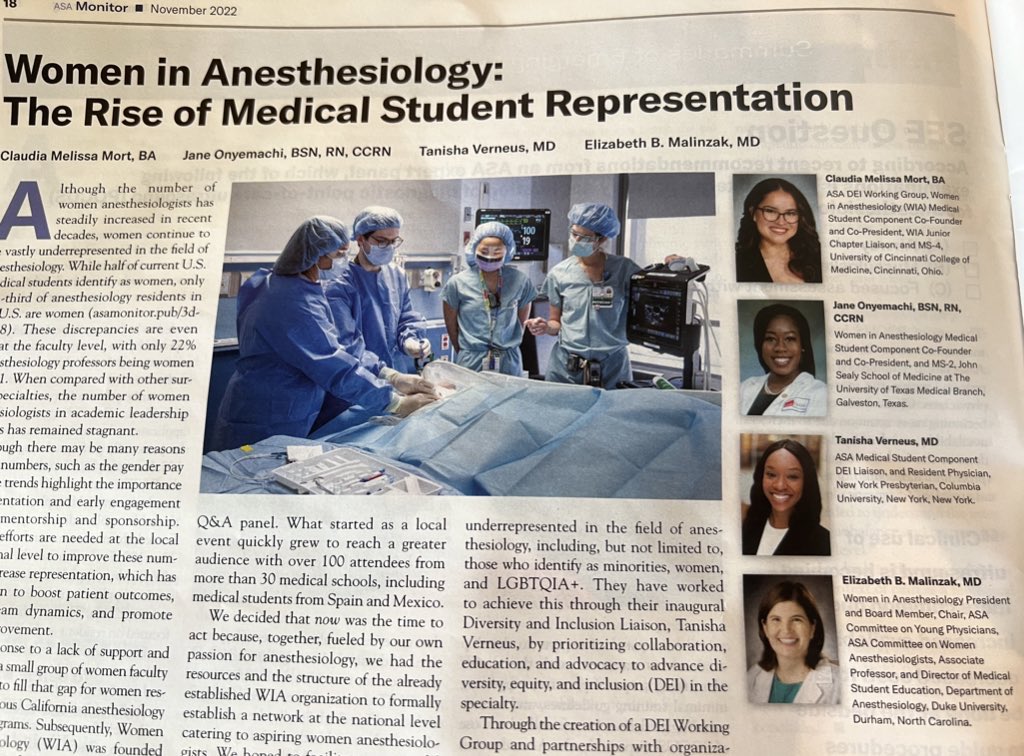 Stuart Ramsell (@stuart_ramsell) on Twitter photo 2022-11-04 19:20:45 The excitement when you recognize fellow med students from #MedTwitter in a national article! Congrats! ๐ @PollyCanelo @JaneOnyemachi_ @TVerneus ๐๐ป ๐๐ป ๐๐ป @womenMDinanesth @ebmalinzakMD The excitement when you recognize fellow med students from #MedTwitter in a national article! Congrats! ๐ @PollyCanelo @JaneOnyemachi_ @TVerneus ๐๐ป ๐๐ป ๐๐ป @womenMDinanesth @ebmalinzakMD