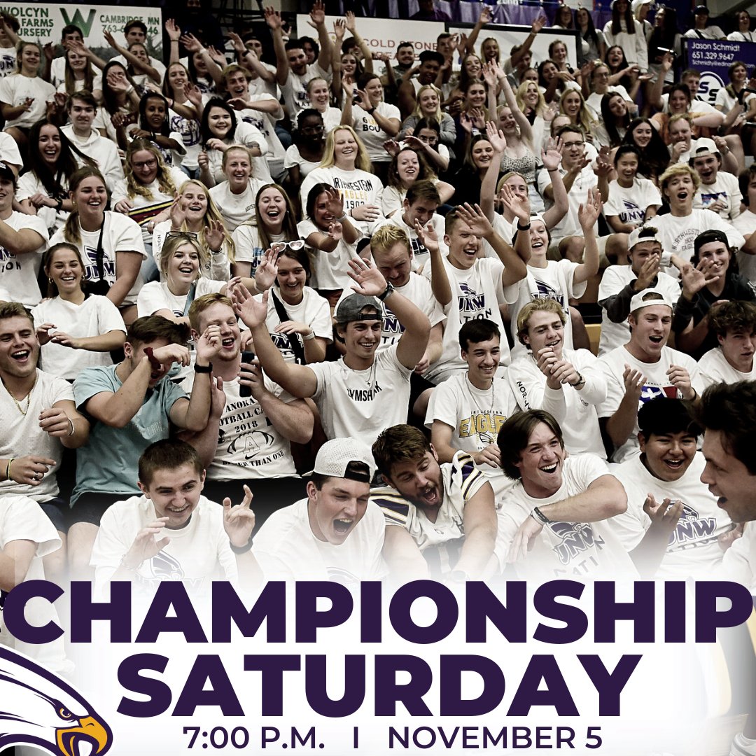 unwvb's tweet image. TOMORROW! Thankful for the best fans and to be one of three teams competing for a conference title tomorrow. Let's go @unwfb and @unwwsoc!

#CompeteWithPurpose
