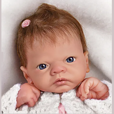 DollsplusBears's tweet photo. This alert little girl is a true miracle! Snuggling comfortably right in the palm of a hand, this Tiny Miracles Celebration Of Life Emmy Baby Doll looks so real. #dolls #toys #dollcollecting #shopping #onlineshopping #christmasgifts https://t.co/9snhUjMkhB https://t.co/zi8swQ9B8L