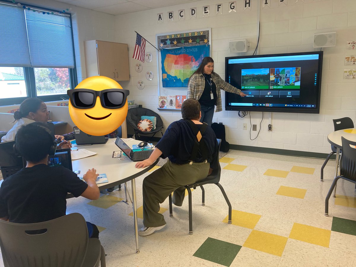 All those <a href="/PlayCraftLearn/">Minecraft Education</a> PD has been paying off- Ms. Mallory introduced our students to Minecraft Education today! They had a blast. I can’t wait to incorporate this into our lessons! Thanks Ms. Mallory 😊 @WearePACEWest