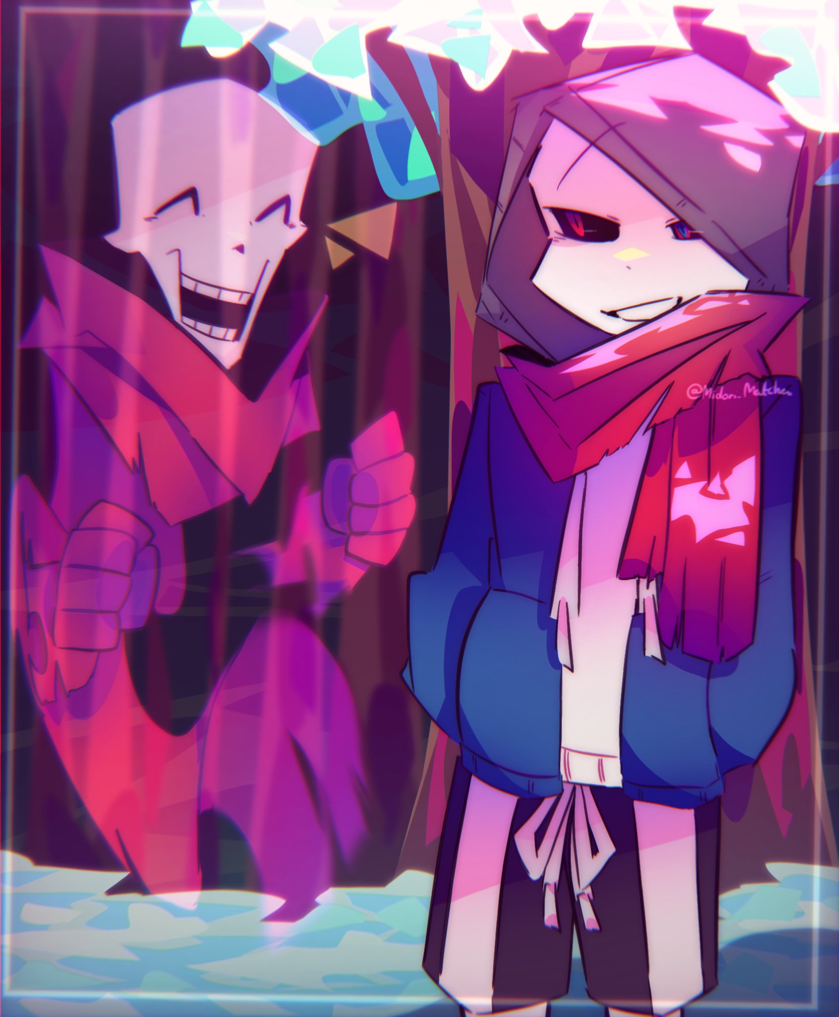 🍵💚 MIDORIMATCHA💚🍵 on X: yooooooo reaper sans :DD (I know, it