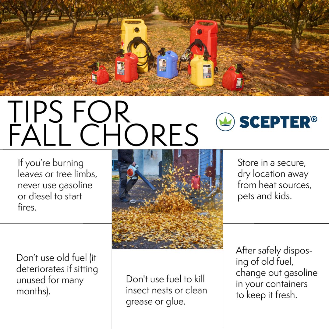 sceptercan's tweet photo. As you tackle fall chores, make sure you're up to speed on these best practices. https://t.co/nt75lmta1j https://t.co/V52cavDitK