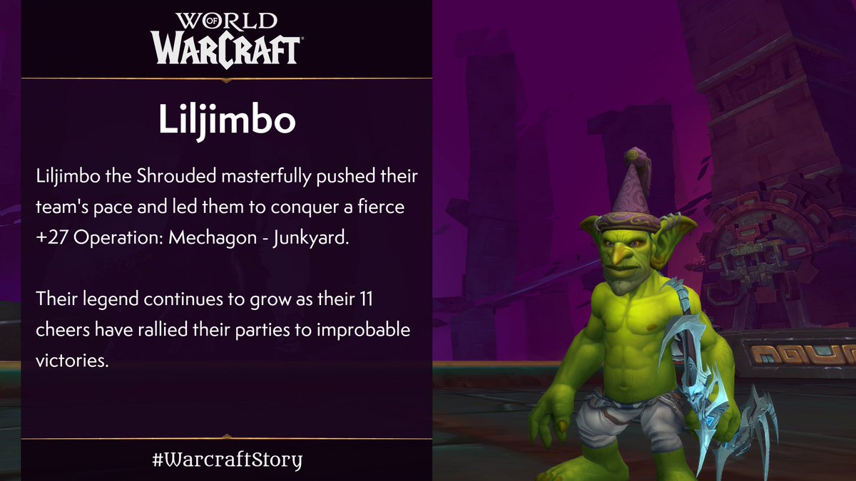 Warcraft's tweet photo. @ProfRickshaw A #WarcraftStory for the history books.

Reply to this tweet with the same info for a new story. https://t.co/fvOzWiBqYU
