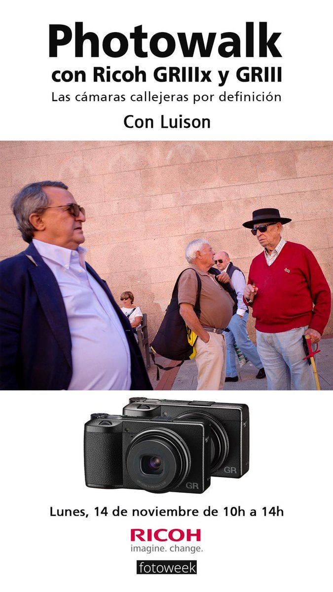lcncolectivo's tweet image. Photowalk con nuestro compañero @luisonrh y @PentaxSpain
