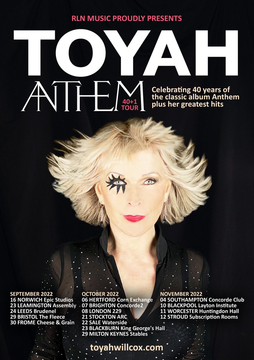 frogbmth's tweet image. Time to celebrate this amazing album and artist @toyahofficial @Concorde__Club