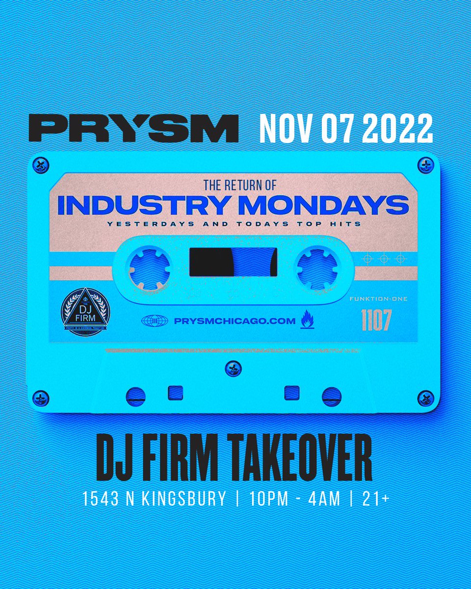 PRYSM (@prysmchicago) on Twitter photo We’ve got your weekend plans secured ✅
TONIGHT 11.04: <a href="/BIJOU/">BIJOU</a> x <a href="/MARTENHORGER/">MARTEN HØRGER</a> 
SAT 11.05: <a href="/GoldFishLive/">GoldFish</a> 
SUN 11.06: Sundown Sundaze
MON 11.07: Industry Mondays <a href="/THEDJFirm/">The DJ Firm</a> Takeover
🎟️-> go.prysmchicago.com/PRYSM We’ve got your weekend plans secured ✅
TONIGHT 11.04: <a href="/BIJOU/">BIJOU</a> x <a href="/MARTENHORGER/">MARTEN HØRGER</a> 
SAT 11.05: <a href="/GoldFishLive/">GoldFish</a> 
SUN 11.06: Sundown Sundaze
MON 11.07: Industry Mondays <a href="/THEDJFirm/">The DJ Firm</a> Takeover
🎟️-> go.prysmchicago.com/PRYSM