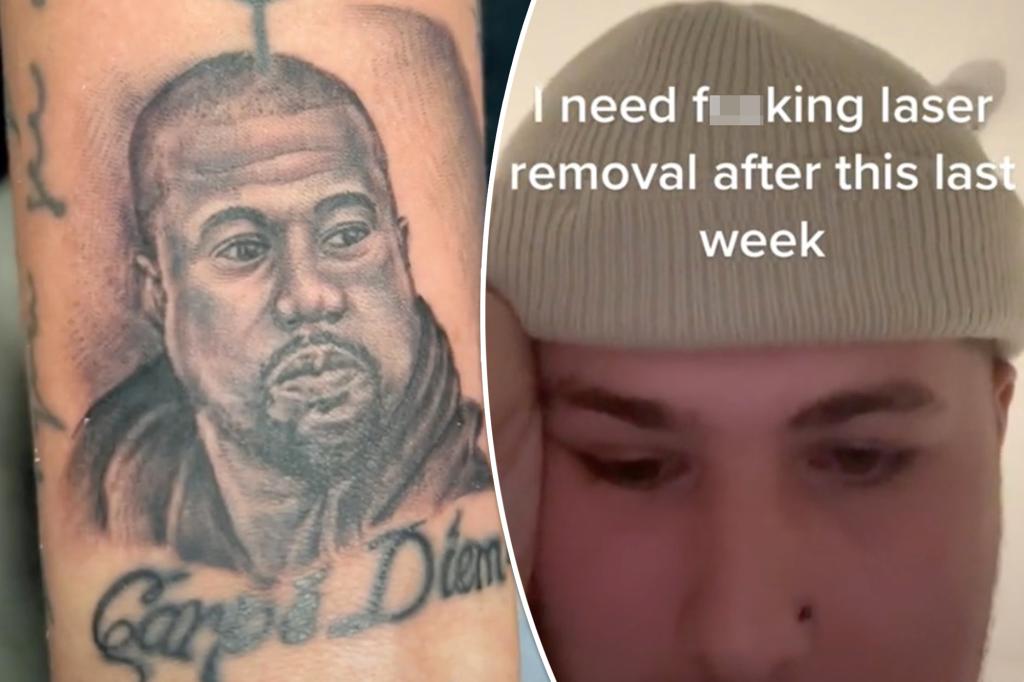 New York Post on Twitter "I regret my Kanye West tattoo and 'need f