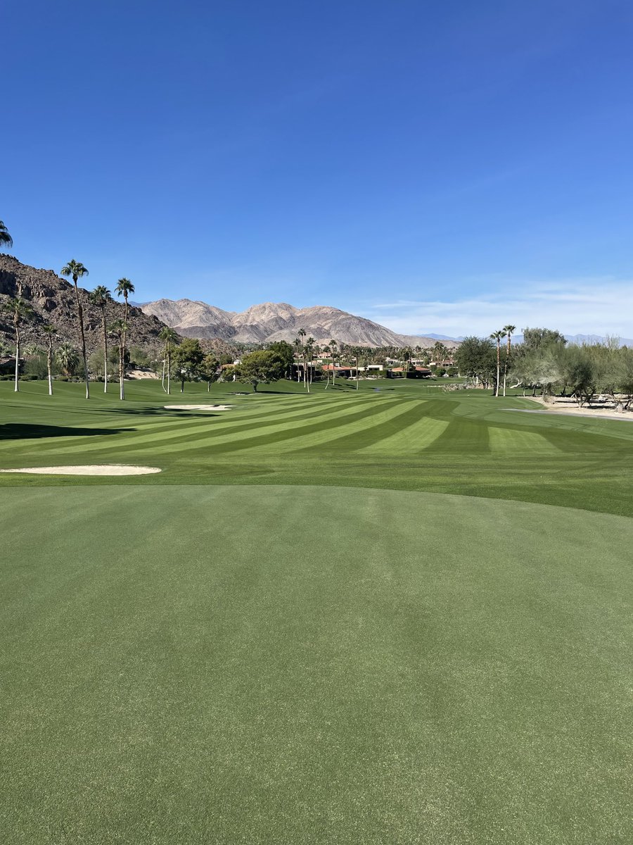 Put some stripes on the North course today. Opening it in two weeks!