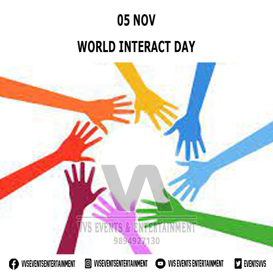 EventsVvs's tweet image. World Interact Day
World Interact Day 2022

#WorldInteractDay
#WorldInteractDay2022
#InteractDay
#InteractDay2022