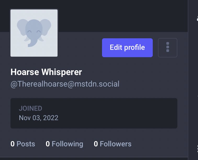 The Hoarse Whisperer on Twitter "If you are on Mastodon, I just