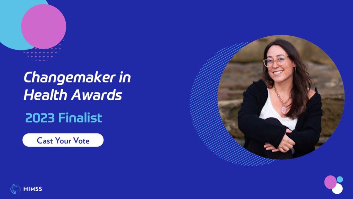 askjoyrios's tweet photo. I am beyond honored/humbled to be nominated for the 2023 HIMSS Women in Health IT Changemakers award.

To win requires public voting, open now through 11/22/23. 

It would mean the world to me to earn your vote. Cast yours here: https://t.co/3mBzp327Ia

#womeninHIT https://t.co/1zBegfVYaY