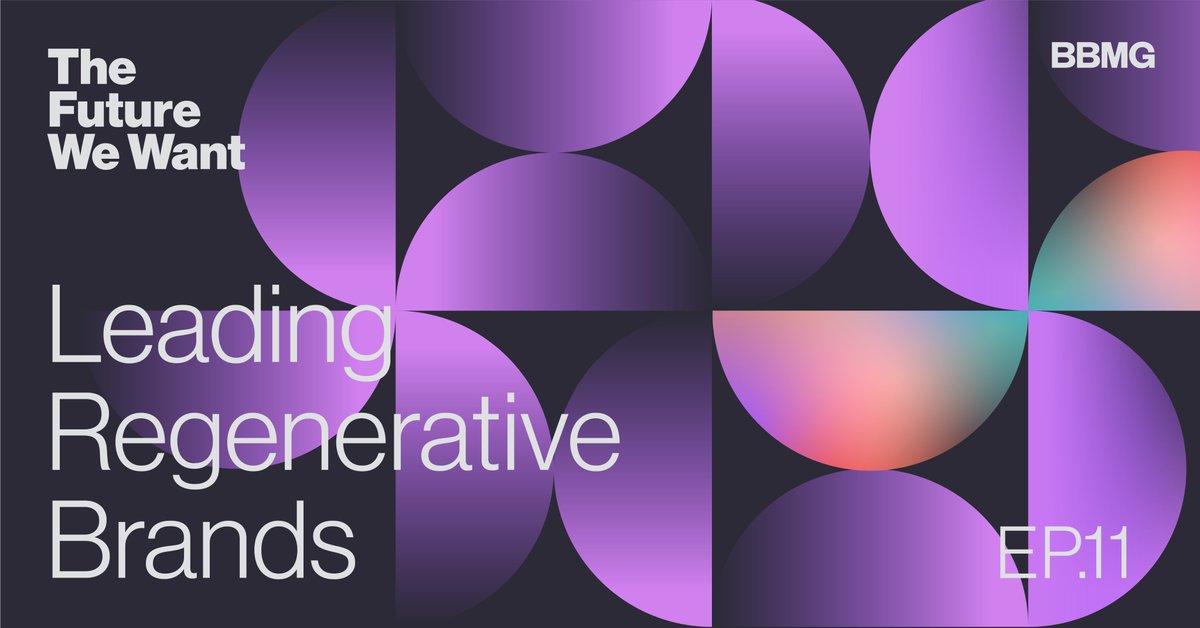 "On both sides of the power differential, if care isn't the outcome, then things haven't equalized themselves." <a href="/Sanjay1/">Sanjay Khanna 💁🏻‍♂️💡</a> joins <a href="/itsBBMG/">BBMG</a>’s podcast to explore a regenerative future for brands. 🎧 Listen: bit.ly/3FtOoRi