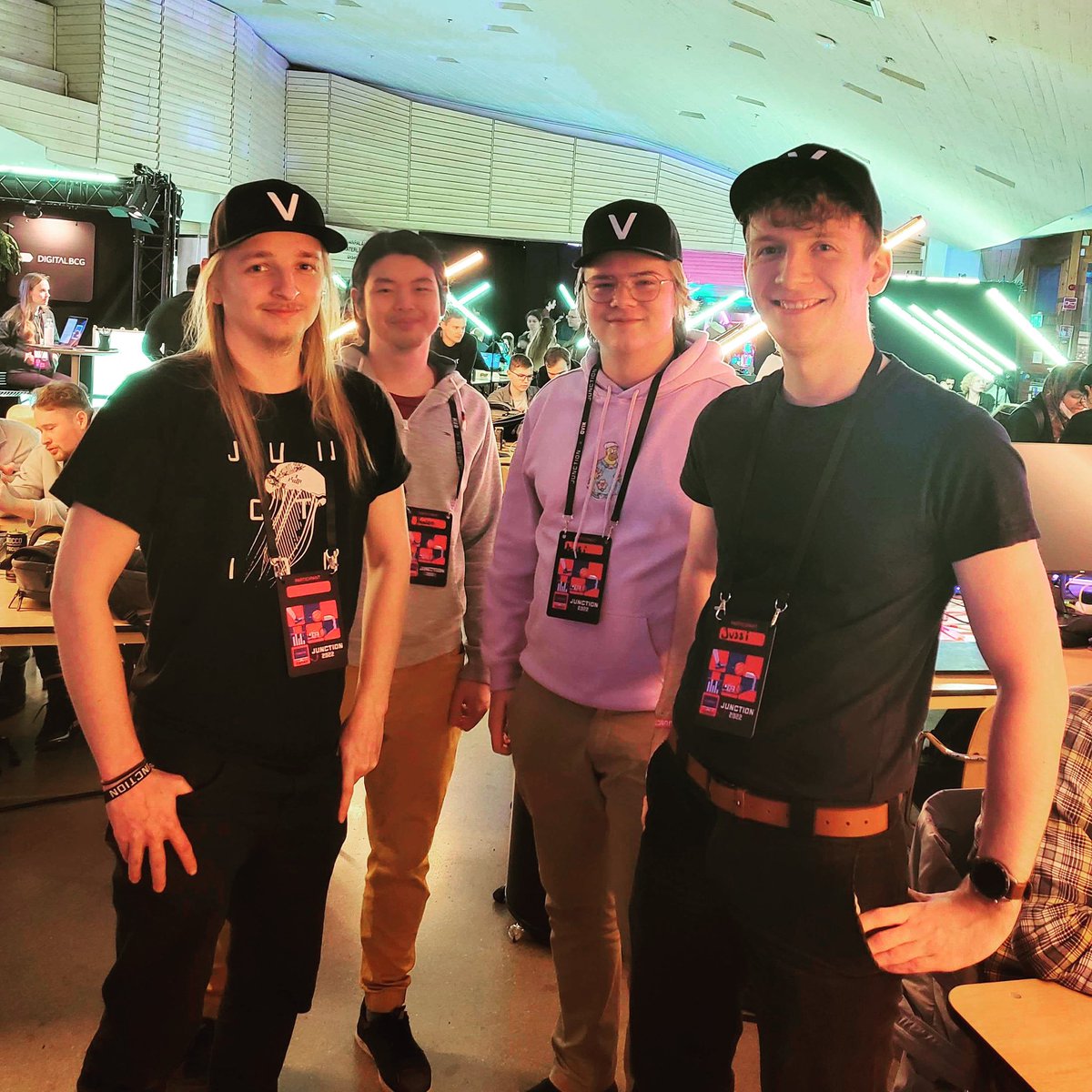 Vertics1's tweet photo. Our team @hackJunction Let’s see on Sunday what they created 💡

#hackjunction 
#dipoli 
#espoo
#ohjelmistokehitys https://t.co/6ci7QI6PNa