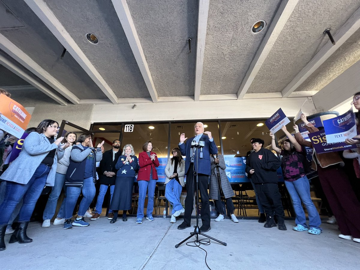 SteveSisolak's tweet photo. .@Camila_Cabello &amp; @kerrywashington are in Nevada getting people fired up to vote and remind Nevadans that our time is now. 

Let’s go vote and bring this thing home! https://t.co/HFdbQsPto1