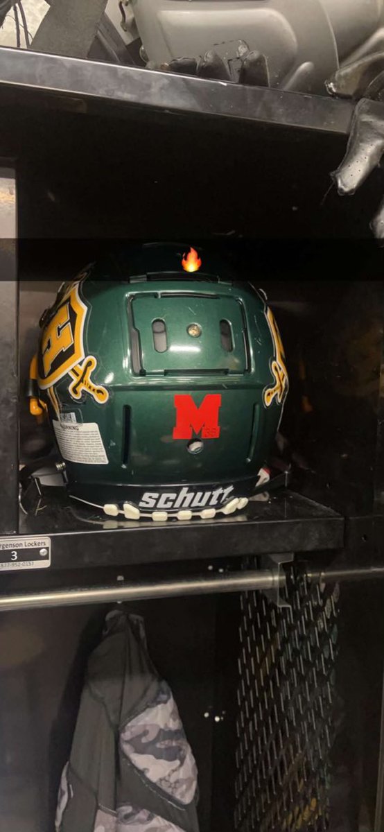 <a href="/WVMetroNews/">MetroNews</a> much props to <a href="/hhs_highlanders/">Huntington High School Football</a> for this helmet tonight!!  <a href="/CABELLFOOTBALL/">MIDLAND FOOTBALL</a> and it’s supporters say Thank You!!!!
