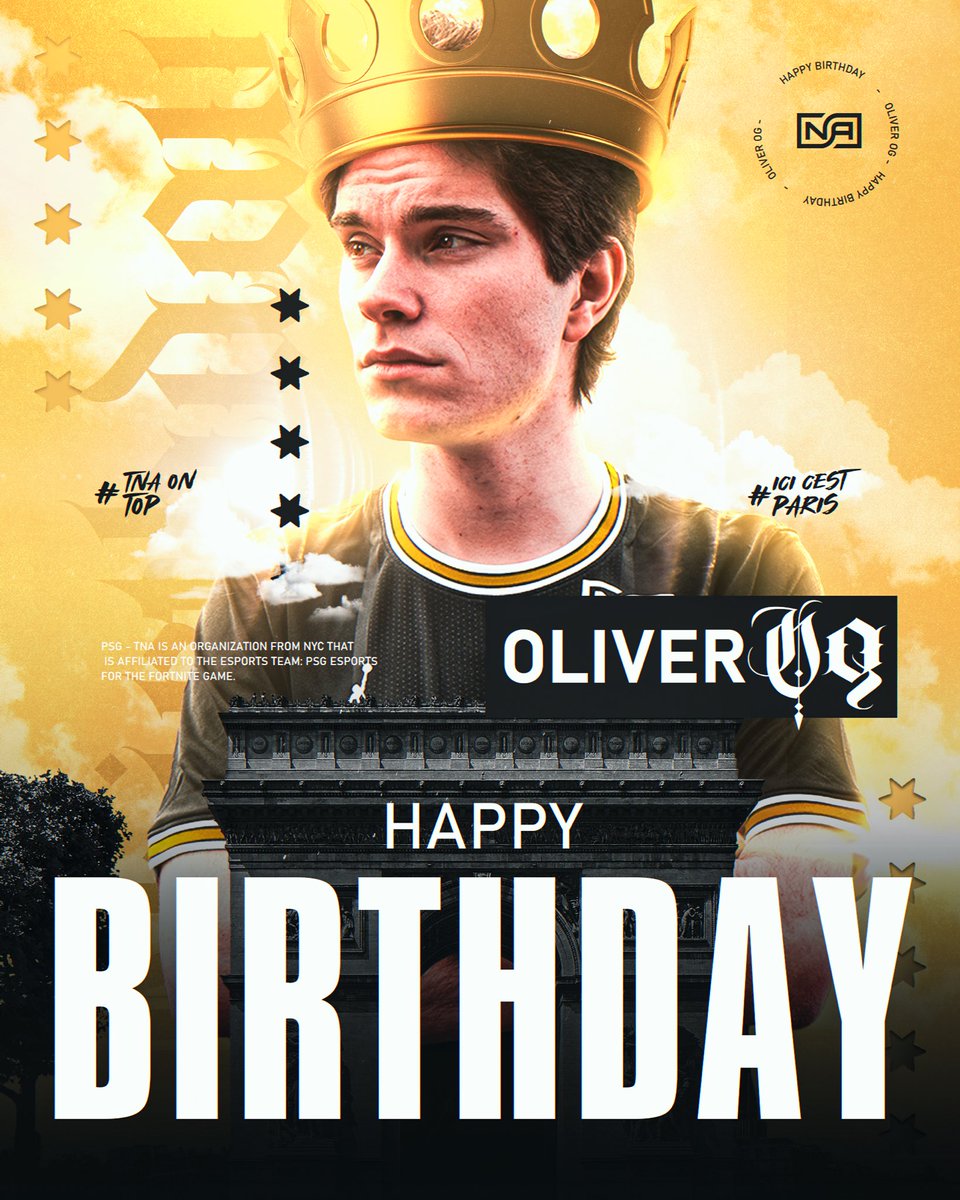 HAPPY BIRTHDAY @OliverOG We’ve been so lucky to have you on our team these past years. So proud of all your growth and achievements. Hope you enjoy your 21st with all the PogUs the world has to offer 🎊