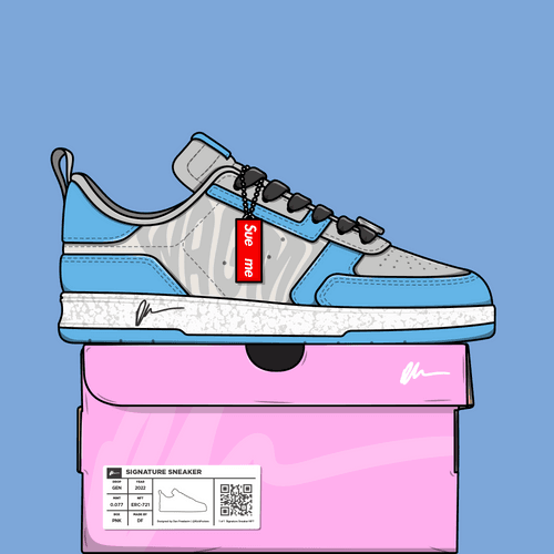 So I minted a matching High to my Low <a href="/SignatureSneaks/">Signature Sneakers</a> by <a href="/KickPosters/">D</a>(also have 34 others 🤣) if you love Sneakers make sure you check them out!