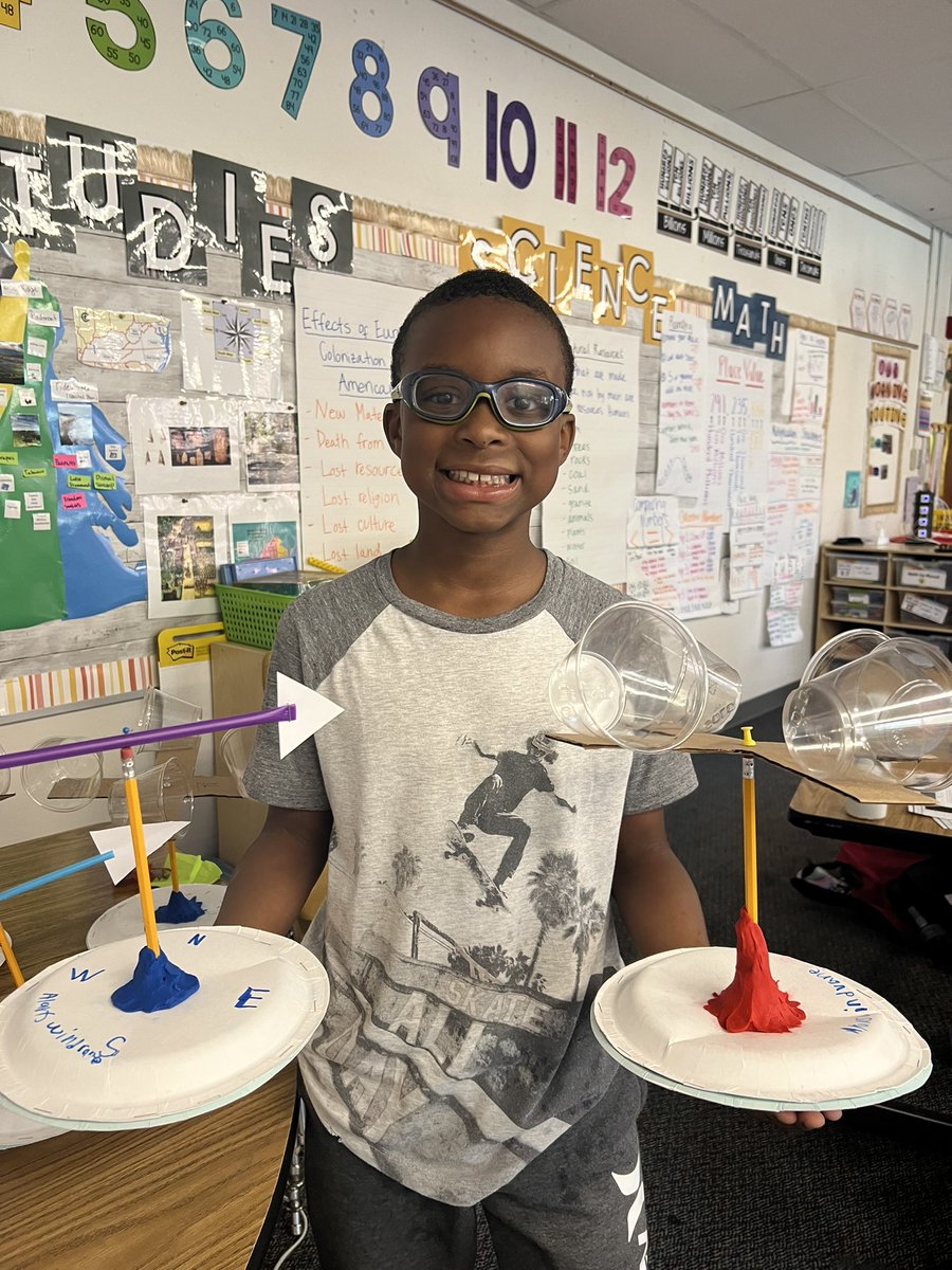 Ms_Elcan's tweet photo. We had so much fun collaborating to create different tools to measure the weather today! @RandolphIBStars @APSscience https://t.co/5n8fuVD7My