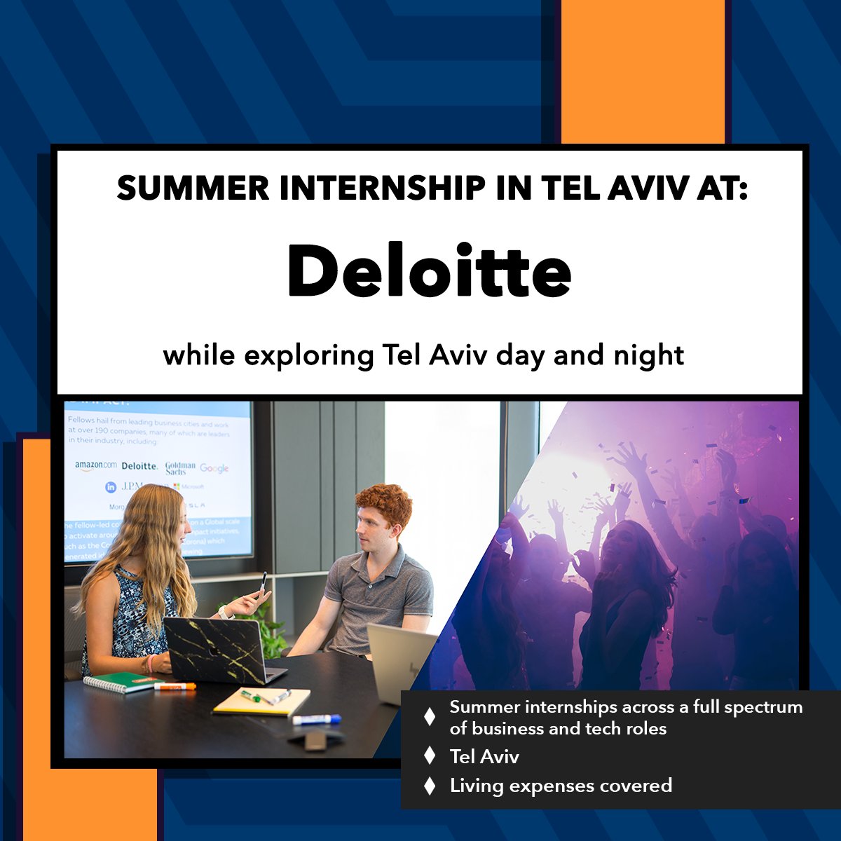 📣Do you know highly accomplished college students with an interest in business or tech who want an internship in Israel + global network for life? 
APPLY NOW👉birthrightisraelexcel.com/ext