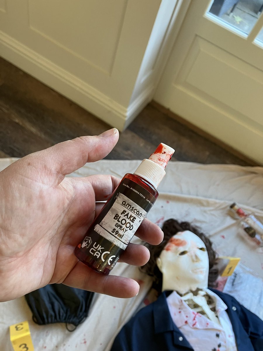 One of my favourite props for my CSI team building events. The more the merrier #teambuilding #csi #STEMeducation #murdermystery