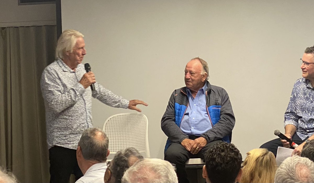 Russel_Hansen's tweet image. Friday cricket lunch: Jeff Thomson, Doug Walters, ‘Cat’ Greg Ritchie #Stories #DifferentEra