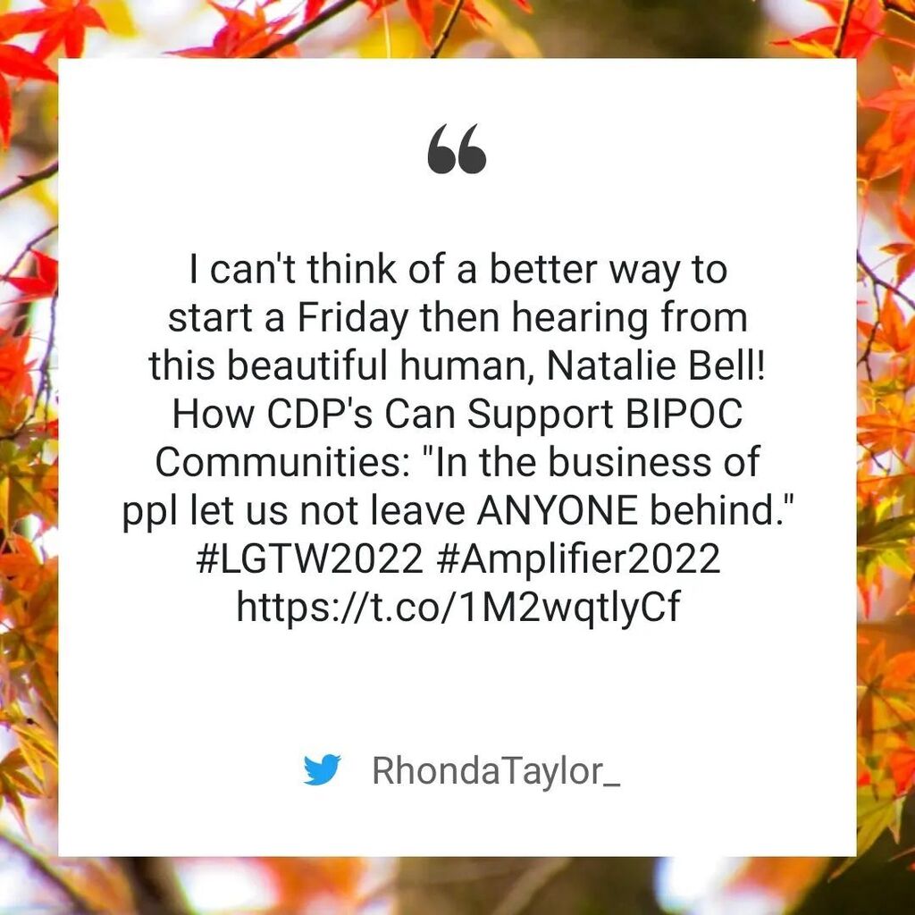 🫰🏿🫰🏽🫰🏾Thanks for this incredible thought from #lgtw2022 presenter <a href="/nataliebell/">Natalie Bell</a>.ca #careermonth #canadacareermonth instagr.am/p/CkjSDyouq1R/