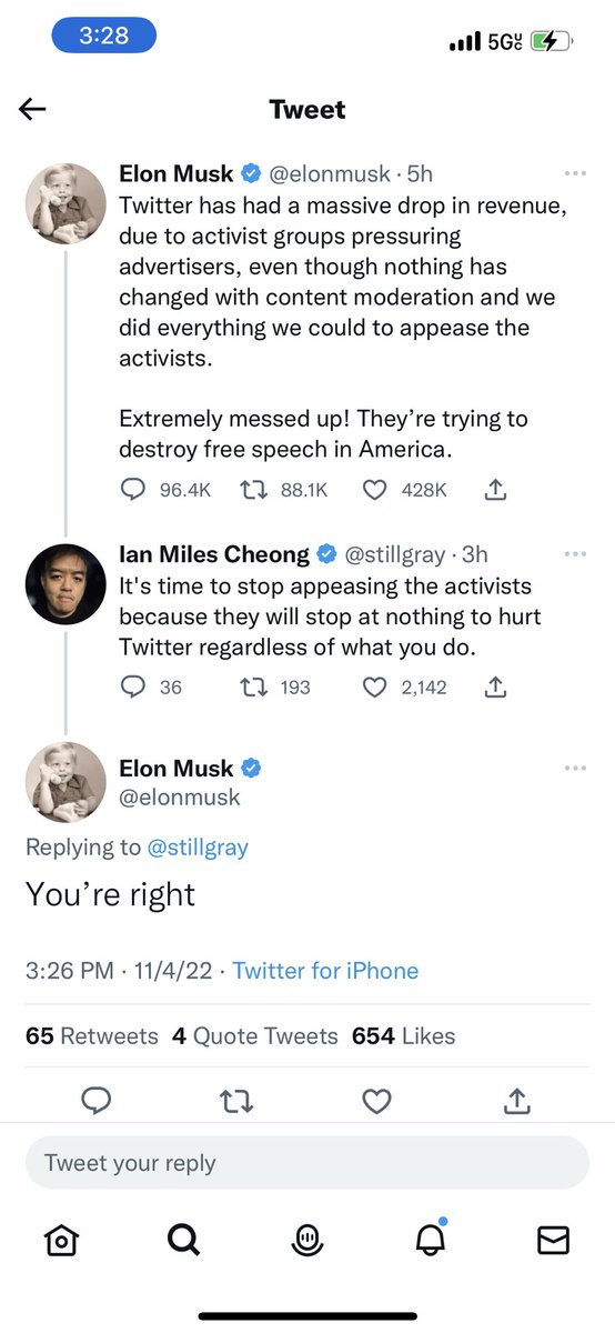 Real #leadership means knowing how to prioritize your day. Kudos to <a href="/elonmusk/">Elon Musk</a> for taking time ou of firing 50% of #Twitter to respond to these quality users.