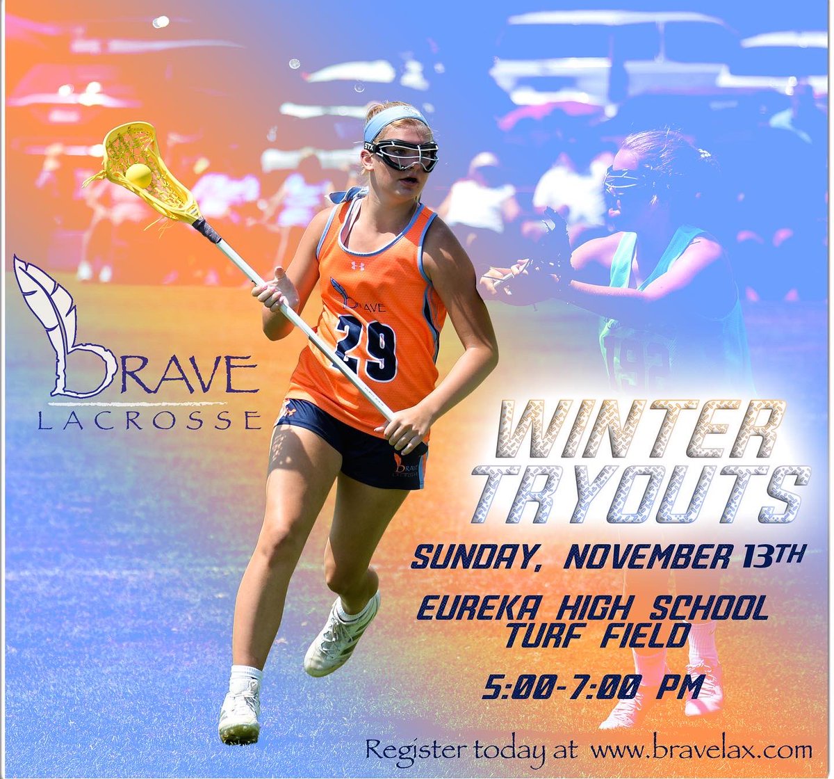 bravelax's tweet photo. 2023 &amp; 2024 laxers—Do you want to prepare for your upcoming spring lax seasons? JOIN US this winter! We will be having winter team tryouts on Sunday, 11/13. View our winter schedule at https://t.co/hAKxMjmUbI on our calendar tab. The registration is live on the website! #BeBrave https://t.co/unNYImKOPh