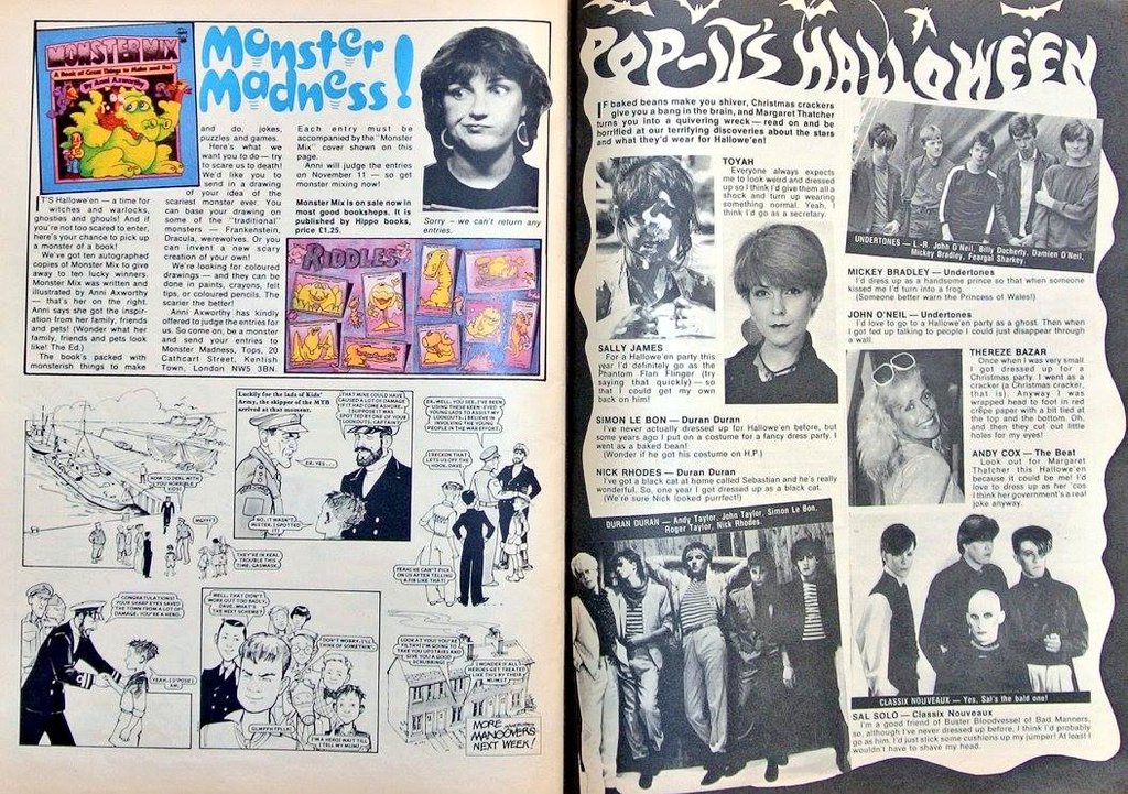 Graeme Wood on Twitter "RT woodg31 From October 1981 TOPS WEEKLY features Adam Ant! Sally