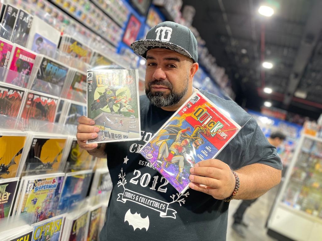 gothamcentralcc's tweet image. Snoochie Boochies! Come say hello to a Gotham Central clerk and pick up the latest and greatest from @thatkevinsmith ! Quick-Stops #1 is out and ready to be added to your pull box! Who loves them some Jay and Silent Bob!?! 

#Clerks #QuickStop #KevinSmith