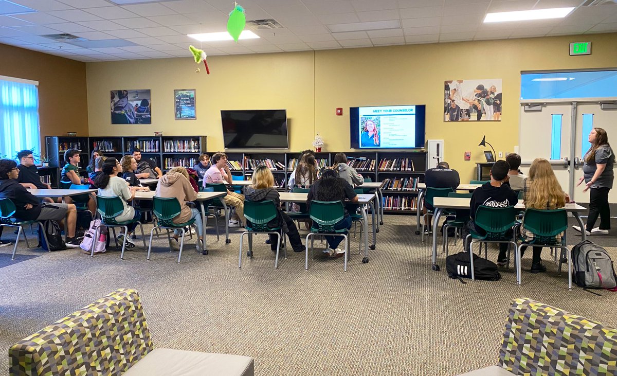 Saint Leo admissions presentation today! <a href="/TheCoyoteWay/">CypressCreek</a>