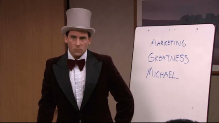 textelnow's tweet photo. A little Michael Scott to kick-off your weekend: https://t.co/ltf2TUuQDE https://t.co/sT2kvEdqbP