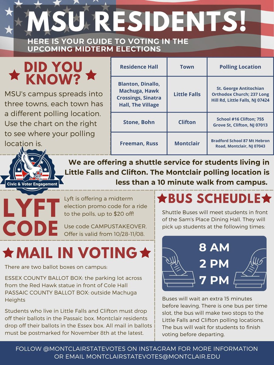 Montclair State U Civic & Voter Engagement tweet media