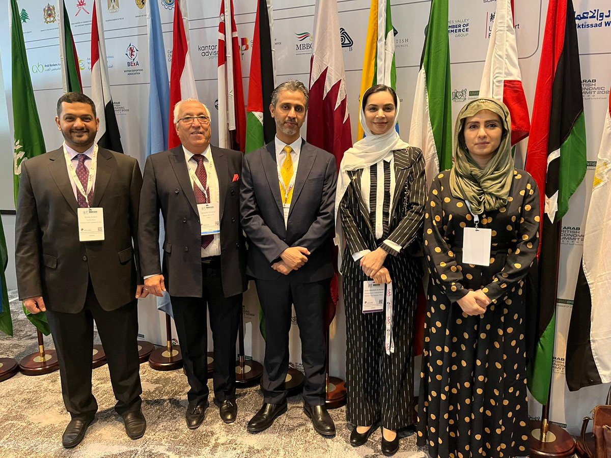 EmbassyOmanUk's tweet photo. مشاركة سفارة سلطنة عمان في لندن في القمة الإقتصادية العربية البريطانيه الثانية، والتي جاءت تحت شعار (تطوير رؤية مشتركة) وتهدف إلى تعزيز التعاون بين العالم العربي والمملكة المتحدة. https://t.co/PJQFsU79Um