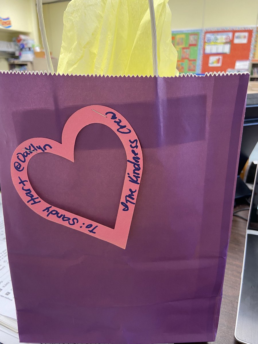 Thanks Kindness Crew for the treat. Shout out to you for brightening our workplace. #opsedu #cpsedu