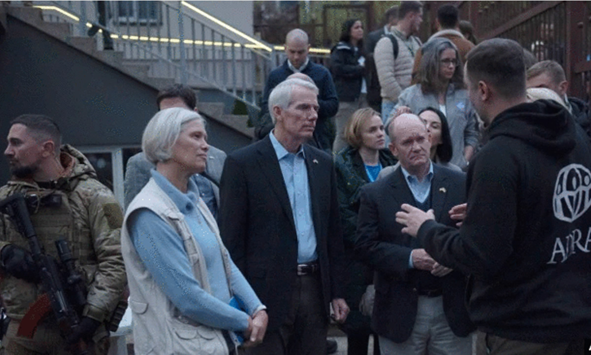 Senadores estadounidenses en Ucrania prometen ayuda continua antes del invierno. radiomiamicolor.com/viernes/