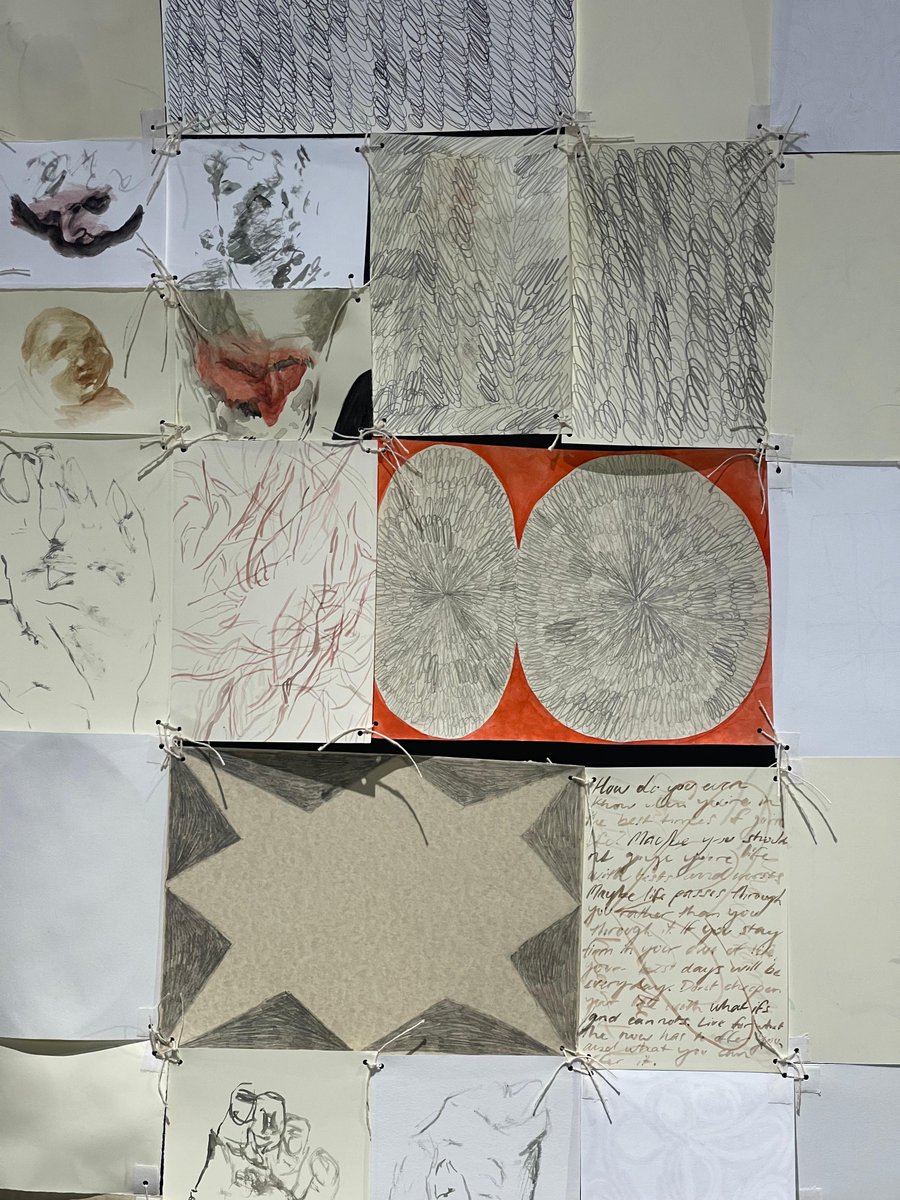 Myers School of Art (@myersschoolua) on Twitter photo Senior Painting & Drawing major Diana Rice will display her Honors project in the upper atrium of Folk Hall through next week.
“This project explores my method of creating artwork—exploration thorugh sketches evolves from one idea to the next.”
<a href="/UAkronHonors/">Williams Honors College</a> Senior Painting & Drawing major Diana Rice will display her Honors project in the upper atrium of Folk Hall through next week.
“This project explores my method of creating artwork—exploration thorugh sketches evolves from one idea to the next.”
<a href="/UAkronHonors/">Williams Honors College</a>