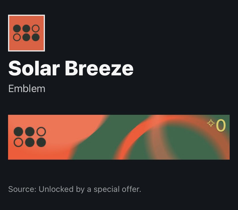 🧡Solar breeze Giveaway💚
Follow✅️@scrchys
Like❤️ &amp; RT🔁
(Bonus)
Follow my twitch👾
Twitch.tv/scrchys
Ends 11/14/22‼️