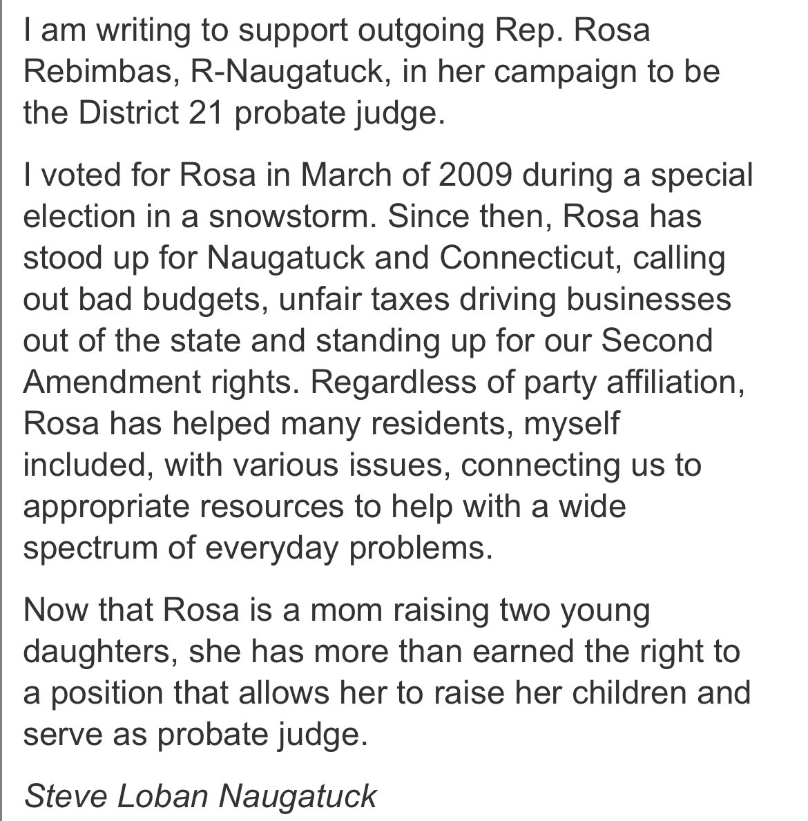 Naugatuck CT Republican Town Committee tweet media